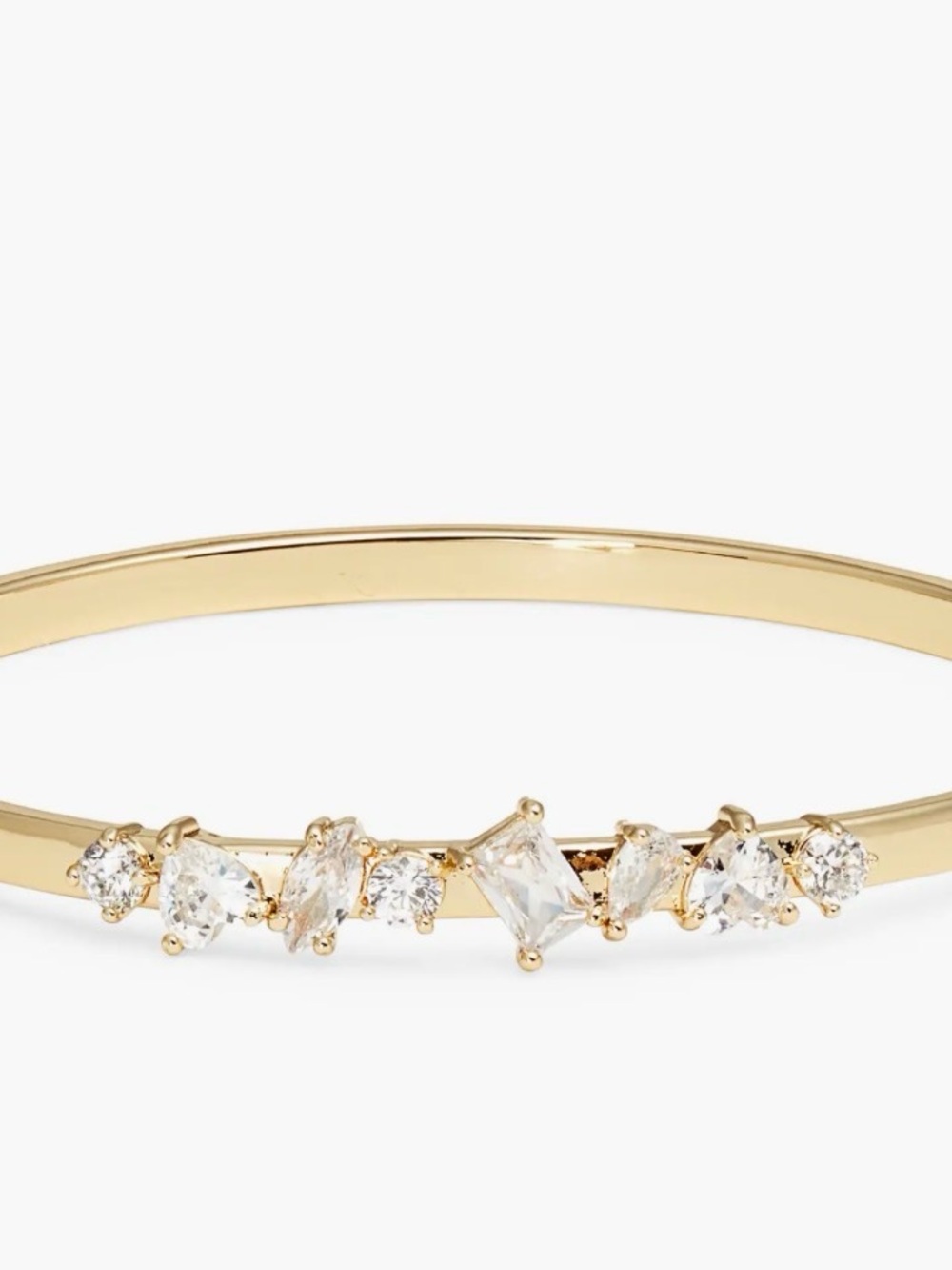 NWOT bundles of Adornia Bamboo Textured Cuff Bracelet & Nordstrom Cubic Zirconia - Picture 2 of 5